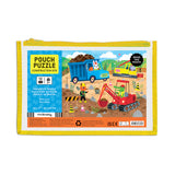 *NEW* Mudpuppy Construction Site 12-Piece Pouch Puzzle
