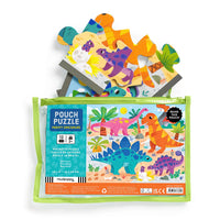 *NEW* Mudpuppy Mighty Dinosaurs 12-Piece Pouch Puzzle