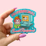 *NEW* The Peach Fuzz 'Professional Email Recipient' Glitter Vinyl Sticker