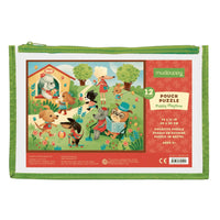 *NEW* Mudpuppy Puppy Playtime 12-Piece Pouch Puzzle