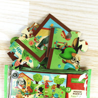 *NEW* Mudpuppy Puppy Playtime 12-Piece Pouch Puzzle