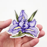 Home Malone Purple Iris Vinyl Sticker