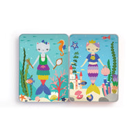 *NEW* Mudpuppy Magnetic Dress-Up Tin: Purrmaid