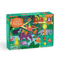 *NEW* Mudpuppy Scratch & Sniff 60 Piece Puzzle: Fruity Jungle