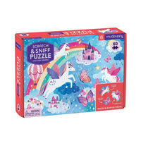 *NEW* Mudpuppy Scratch & Sniff 60 Piece Puzzle: Unicorn Dreams