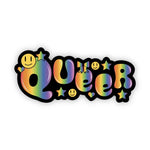 Big Moods 'Queer' Rainbow Vinyl Sticker
