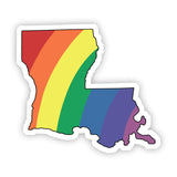 Big Moods Louisiana Colorful Vinyl Stickers