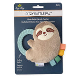 Itzy Ritzy Ritzy Rattle Pal Plush Rattle with Teether - Sloth
