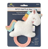 Itzy Ritzy Ritzy Rattle Pal Plush Rattle with Teether - Unicorn