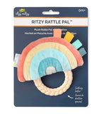 Itzy Ritzy Ritzy Rattle Pal Plush Rattle with Teether - Rainbow