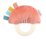 Itzy Ritzy Ritzy Rattle Pal Plush Rattle with Teether - Rainbow