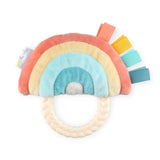 Itzy Ritzy Ritzy Rattle Pal Plush Rattle with Teether - Rainbow