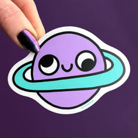 *NEW* Wokeface Retrograde Planet Vinyl Sticker