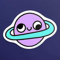 *NEW* Wokeface Retrograde Planet Vinyl Sticker