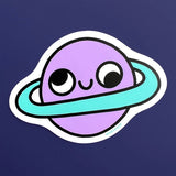 *NEW* Wokeface Retrograde Planet Vinyl Sticker
