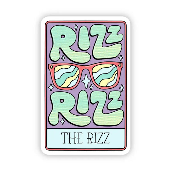 Big Moods 'The Rizz' Tarot Card Vinyl Sticker