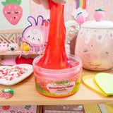 *NEW* Kawaii Slime Company Strawberry Fields Forever Glitter Signature Dome™ Slime