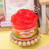*NEW* Kawaii Slime Company Strawberry Fields Forever Glitter Signature Dome™ Slime