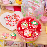 *NEW* Kawaii Slime Company Strawberry Fields Forever Glitter Signature Dome™ Slime