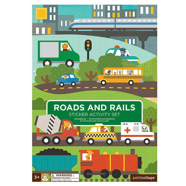 *NEW* Roads and Rails Sticker Activity Set