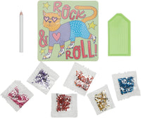 Ooly Razzle Dazzle DIY Mini Gem Art Kit - Rolling Rocker