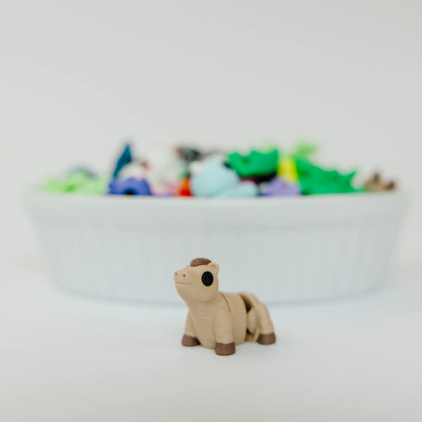 *NEW* Ruby's Dragons Tiny 3D Printed Horse Fidgets