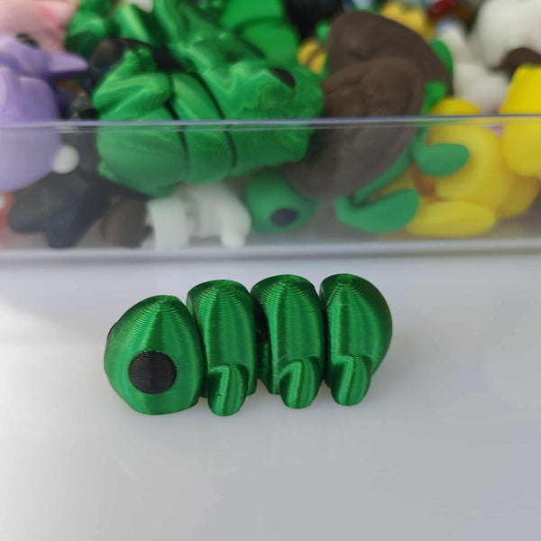 *NEW* Ruby's Dragons Tiny 3D Printed Caterpillar Fidgets