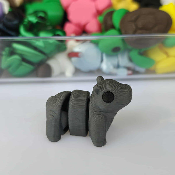 *NEW* Ruby's Dragons Tiny 3D Printed Hippo Fidgets