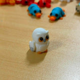 Ruby's Dragons Tiny 3D Printed Owl Fidgets