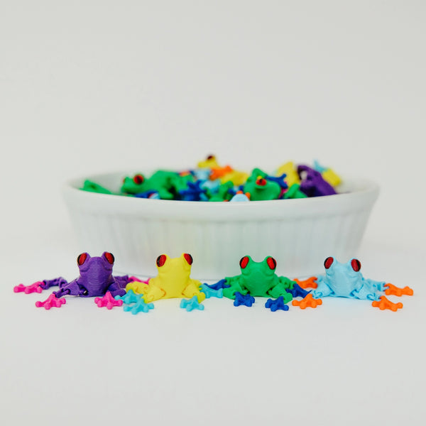*NEW* Ruby's Dragons Tiny 3D Printed Tree Frog Fidgets