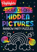 *COMING SOON* Scratch-Off Hidden Pictures Rainbow Party Puzzles