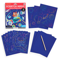*NEW* Mudpuppy Cosmic Galaxy Scratch Magic Scratch & Sparkle Art Kit