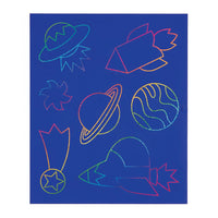 *NEW* Mudpuppy Cosmic Galaxy Scratch Magic Scratch & Sparkle Art Kit