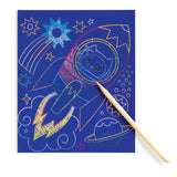 *NEW* Mudpuppy Cosmic Galaxy Scratch Magic Scratch & Sparkle Art Kit