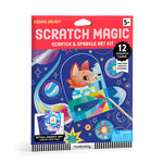 *NEW* Mudpuppy Cosmic Galaxy Scratch Magic Scratch & Sparkle Art Kit