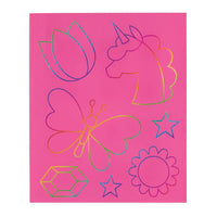 *NEW* Mudpuppy Unicorn Glam Scratch Magic Scratch & Sparkle Art Kit