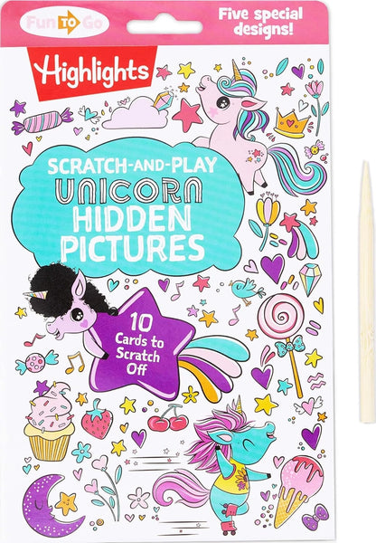 *NEW* Scratch-and-Play Unicorn Hidden Pictures