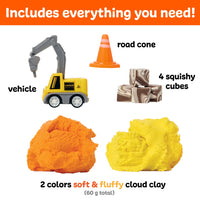 *NEW* Sensory Minis Play Jar with Cloud Clay - Construction