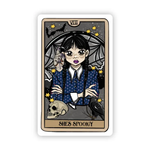 Big Moods 'She's Spooky' Tarot Card Vinyl Sticker