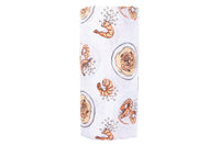 Little Hometown Muslin Swaddle Blanket: Shrimp & Grits