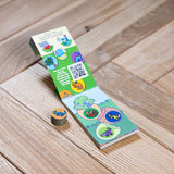 Melissa & Doug Sticker WOW!® Mini Activity Pad & 200 Refill Stickers (Stamper Not Included) - Dinosaur