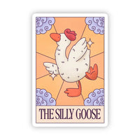Big Moods 'The Silly Goose' Tarot Vinyl Sticker