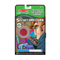 Melissa & Doug On-the-Go Secret Decoder - The Case of the Slippery Flippers
