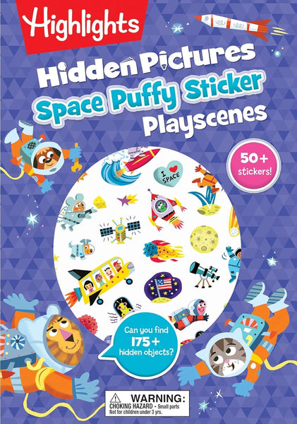 *COMING SOON* Space Hidden Pictures Puffy Sticker Playscenes