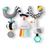 Itzy Ritzy Itzy Bitzy Spiral Car Seat Activity Toy - High Contrast