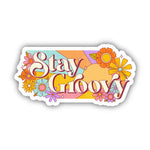 Big Moods 'Stay Groovy' Vinyl Sticker