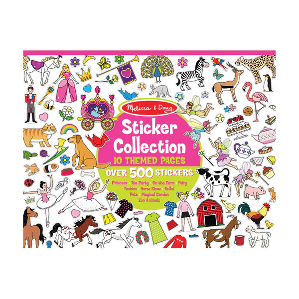 Melissa & Doug Sticker Collection Sticker Pad - Pink