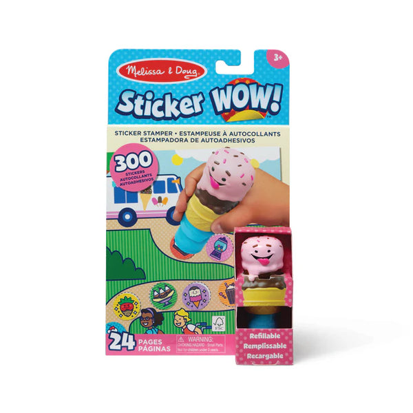 Melissa & Doug Sticker WOW! Activity Pad Set  - Ice Cream