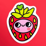 *NEW* Wokeface Strawbebby Vinyl Sticker
