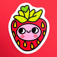 *NEW* Wokeface Strawbebby Vinyl Sticker